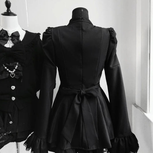 Cute Lolita Flutter Sleeve Dress BY9292