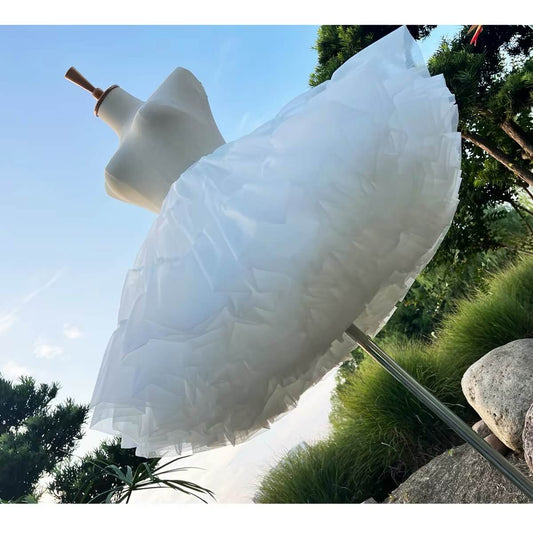 4 Layer 45cm Ultra Poof Boneless Organza Lolita Petticoat BY9292