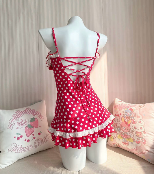 Sweet cherry bikini swimsuit BY0020