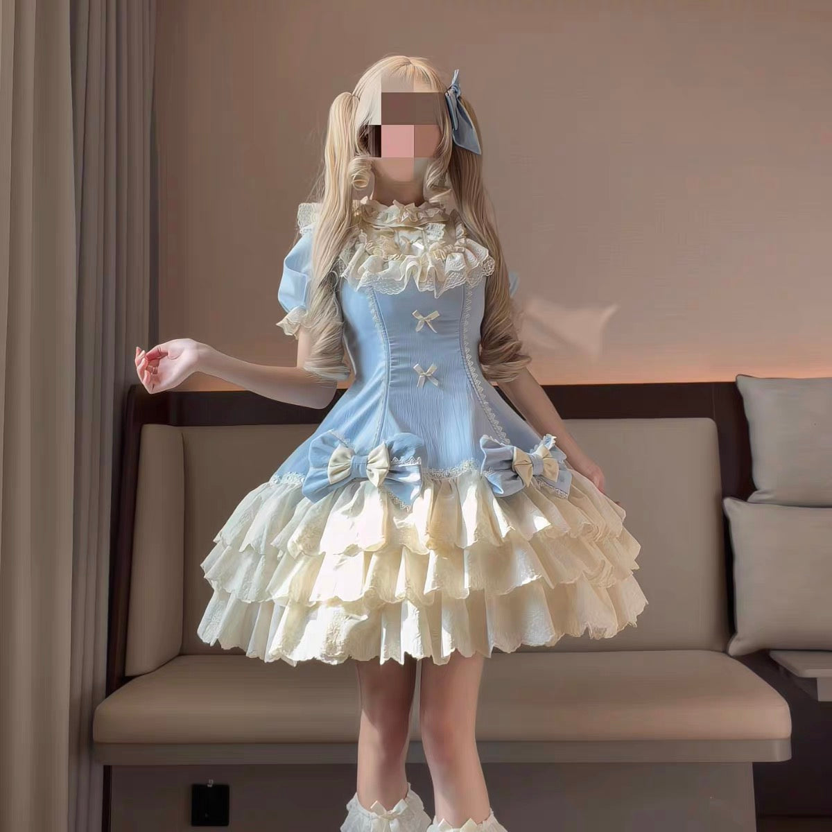 Cream Tart Pastel Pink Lolita Dress BY0044
