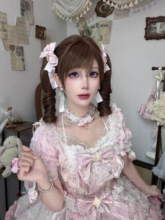 Lilith Dual Claw Clip Lolita Wig with Straight Bangs BY4455