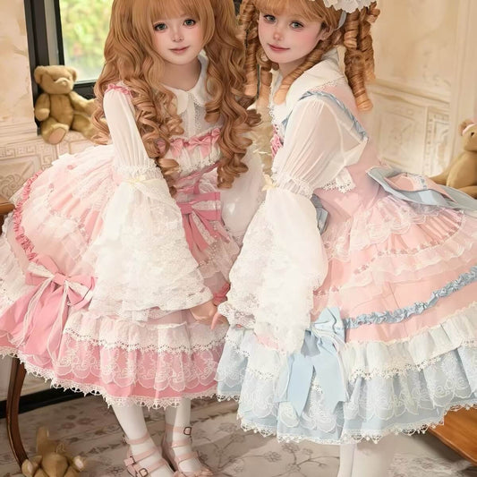 Sweet Lolita Doll JSK Dress Long Train BY9201