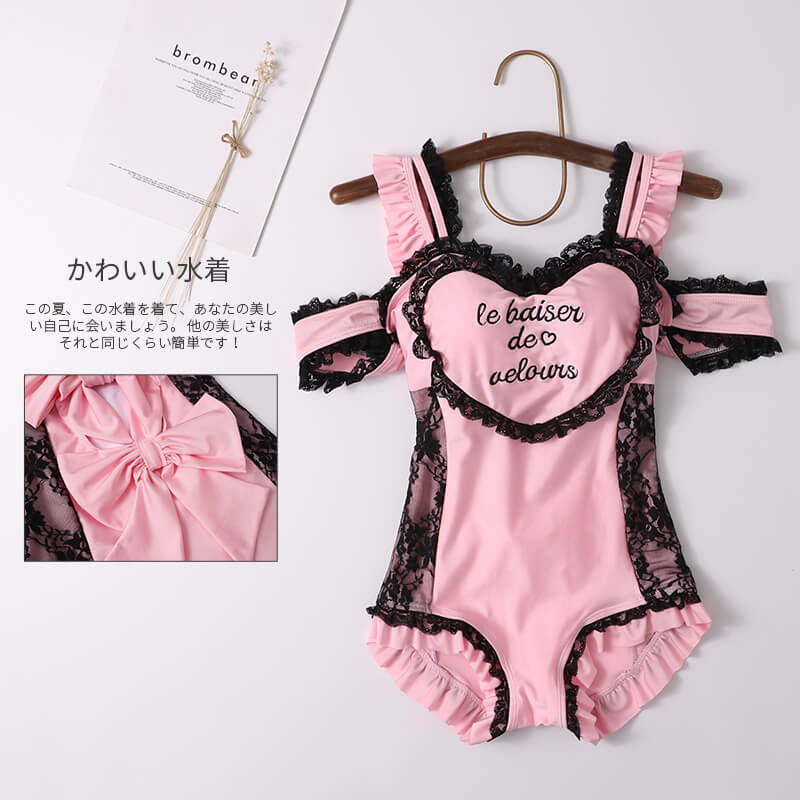 Japanese Lolita girls one-piece swimsuit BY5000