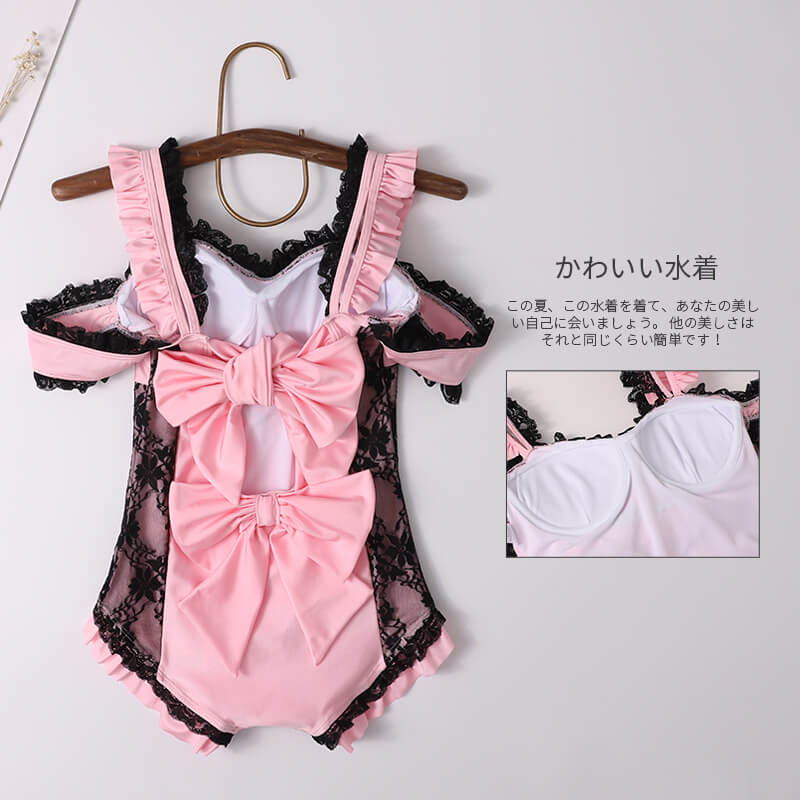 Japanese Lolita girls one-piece swimsuit BY5000