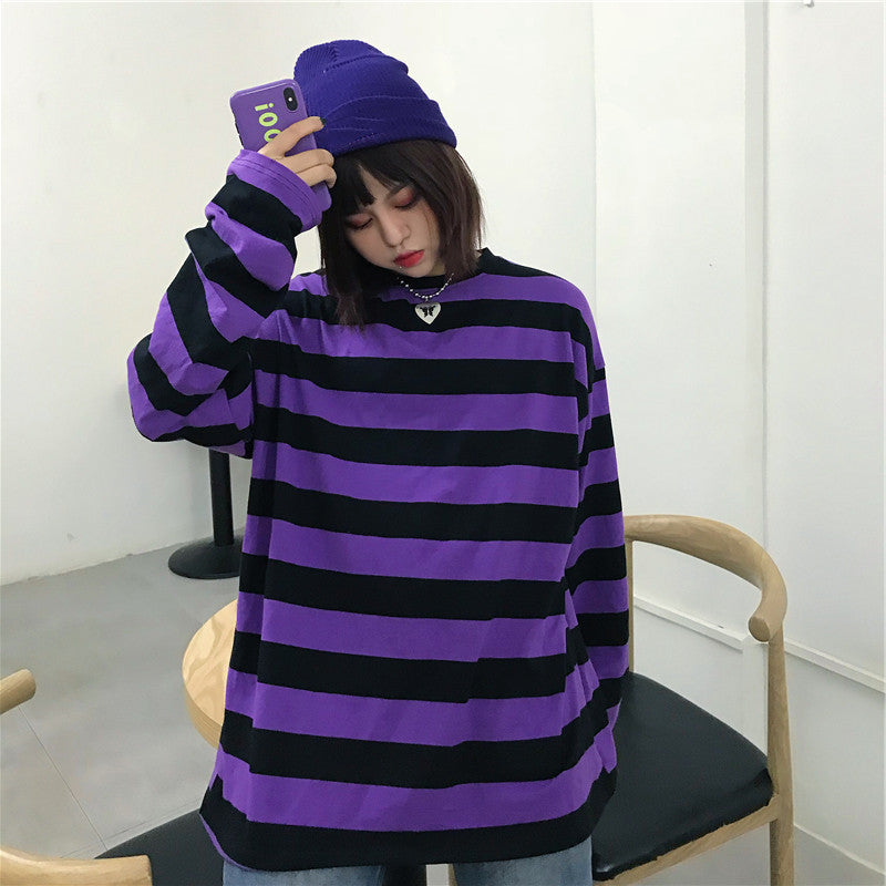 Long sleeve sale shirt purple