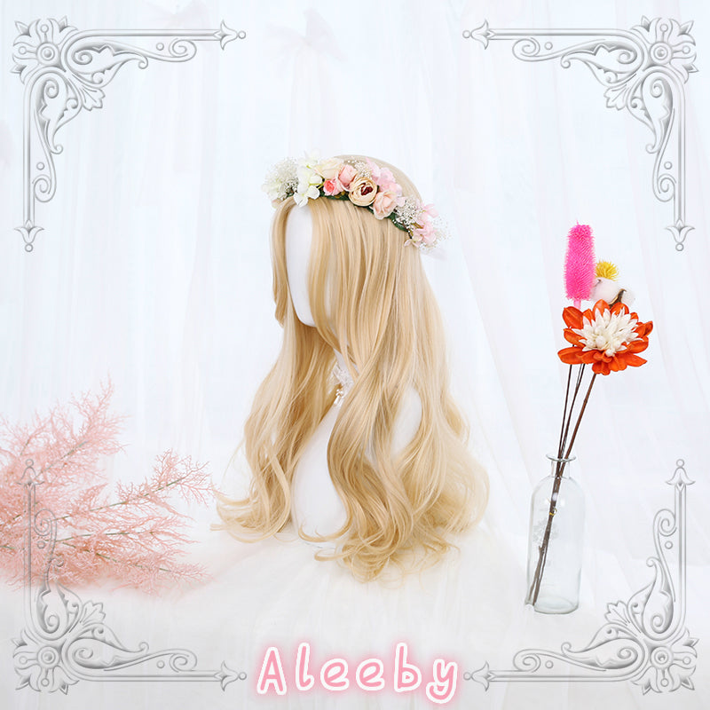 LOLITA MID-DIVIDE TEMPLES LONG CURLY WIG BY31078