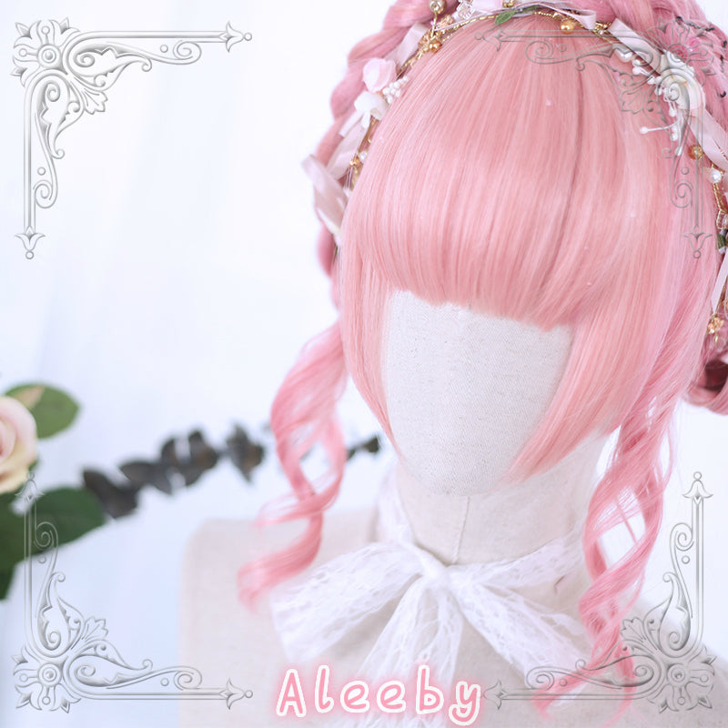 LOLITA PINK LONG CURLY WIG BY31077