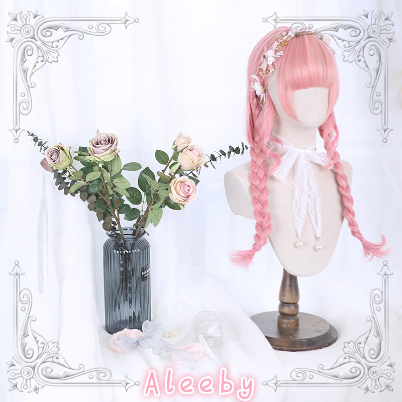 LOLITA PINK LONG CURLY WIG BY31077
