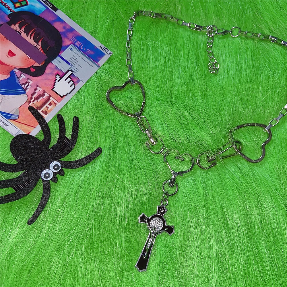 Cross Love Necklace by6213