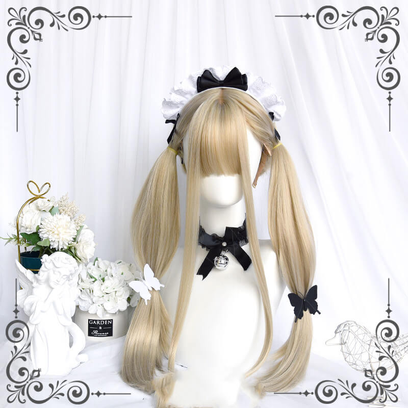 Universal pink gold long wig BY0994