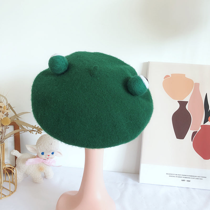 Frog Wool Beret by0152