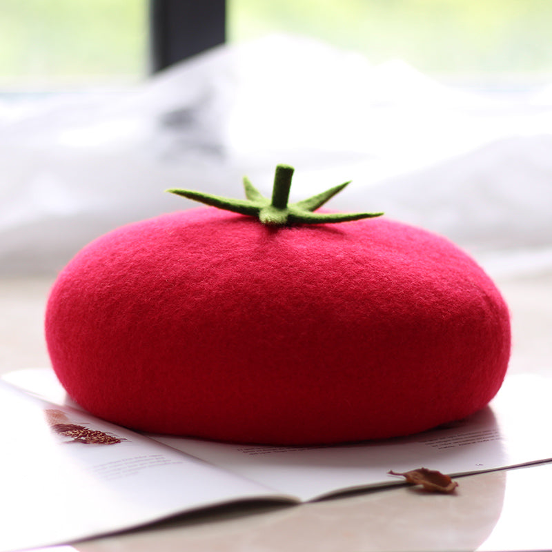 red Tomatoes beret by0123