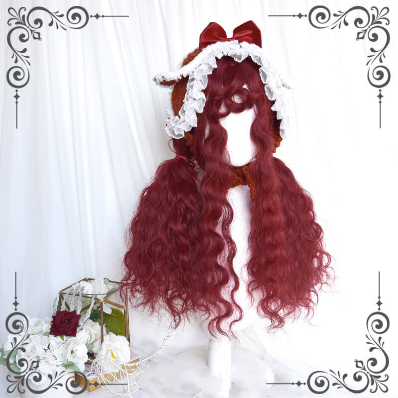 Lolita retro curly fluffy wool curly wig by31802