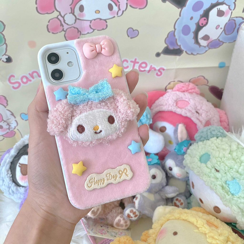 cute Plush phone case by40042