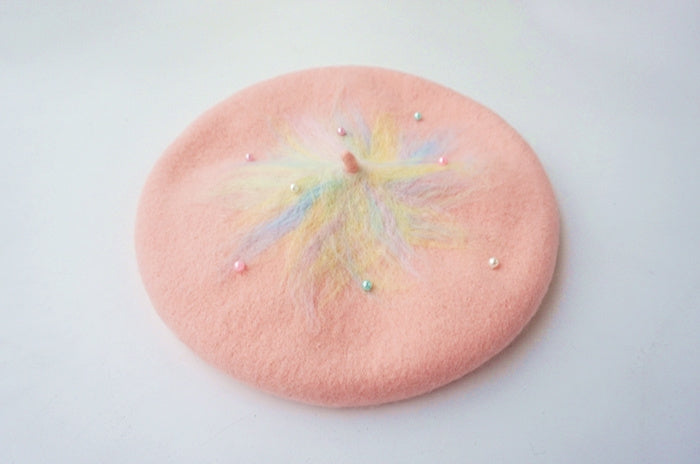 ''PINK PEARL'' BERET BY51029
