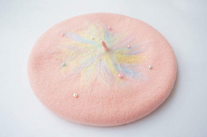 ''PINK PEARL'' BERET BY51029
