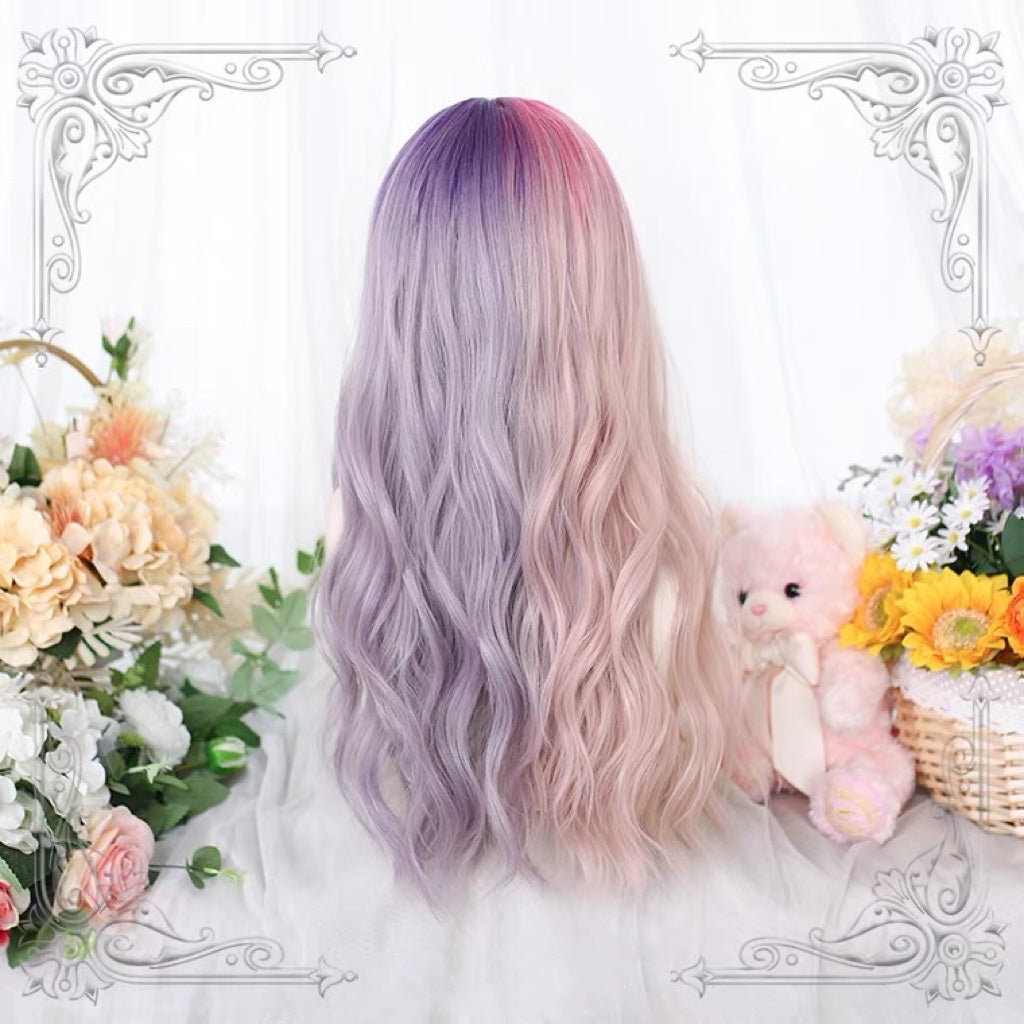 Lolita gradient long curly wig BY7060