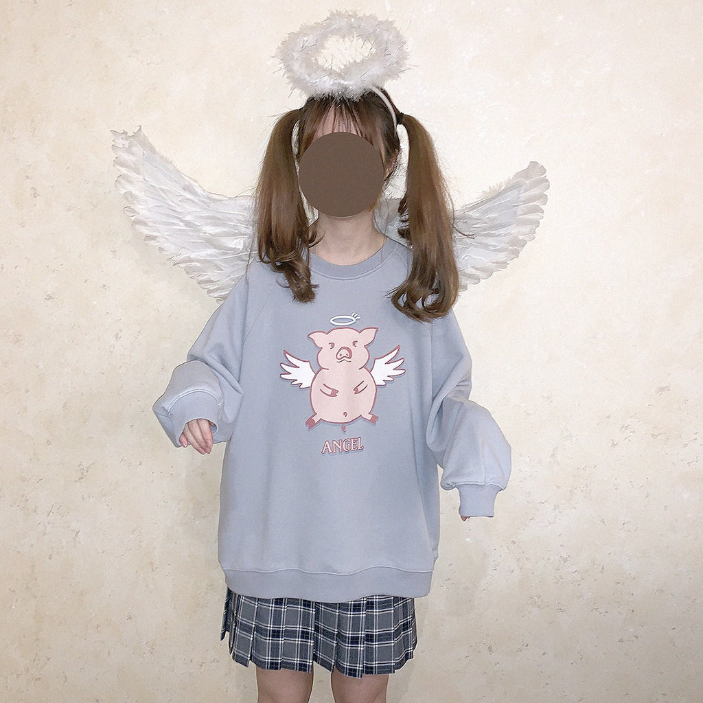 “ANGEL” BLUE SWEATSHIRT BY21253