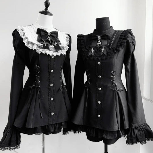 Cute Lolita Flutter Sleeve Dress BY9292