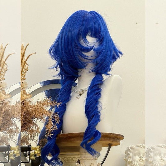 Gothic Alt Blue Jellyfish Cut Lolita Wig BY9241