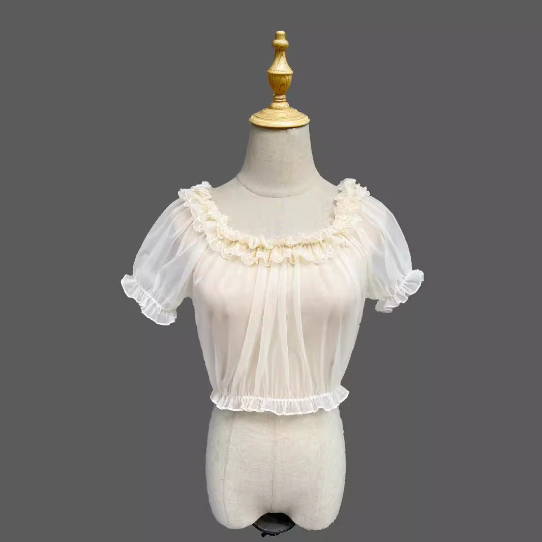Lolita  Tulle Blouse  by0991