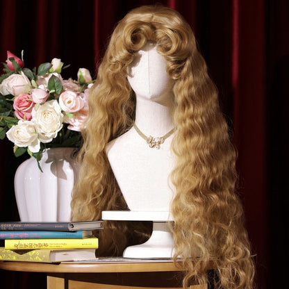 rincess Diary - French Fluffy Wool Curl Long Lolita Wig by0994