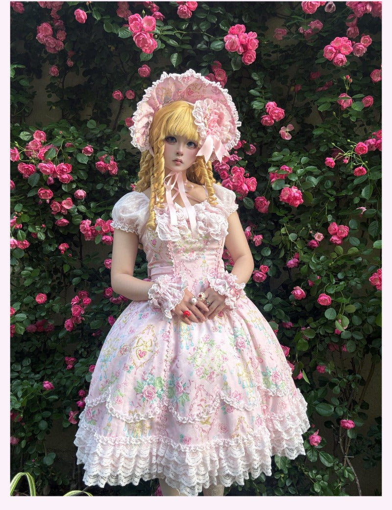 Floral Wall Lolita JSK/OP BY1201