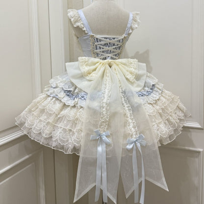 Lolita Dress Ballet Style JSK Sleeveless Strap Dress  BY9112