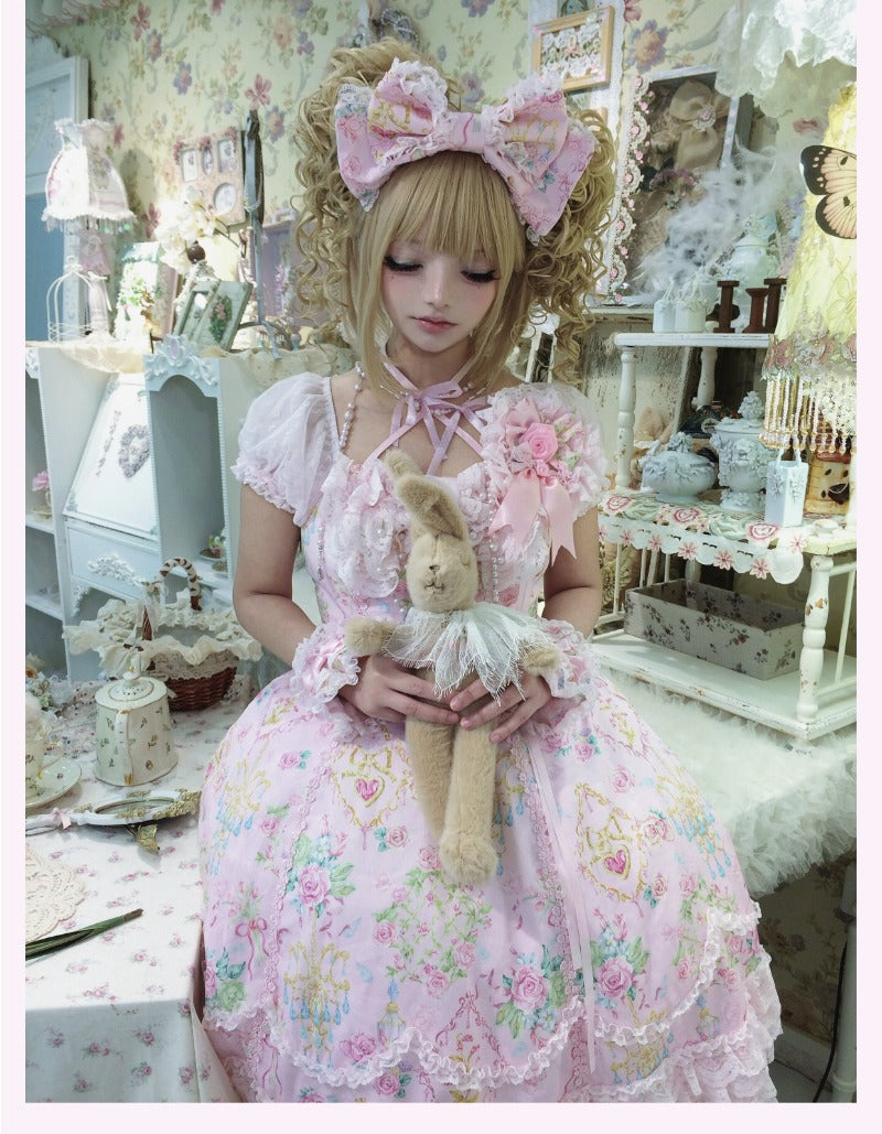 Floral Wall Lolita JSK/OP BY1201
