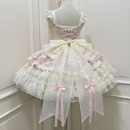 Lolita Dress Ballet Style JSK Sleeveless Strap Dress  BY9112