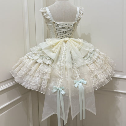 Lolita Dress Ballet Style JSK Sleeveless Strap Dress  BY9112