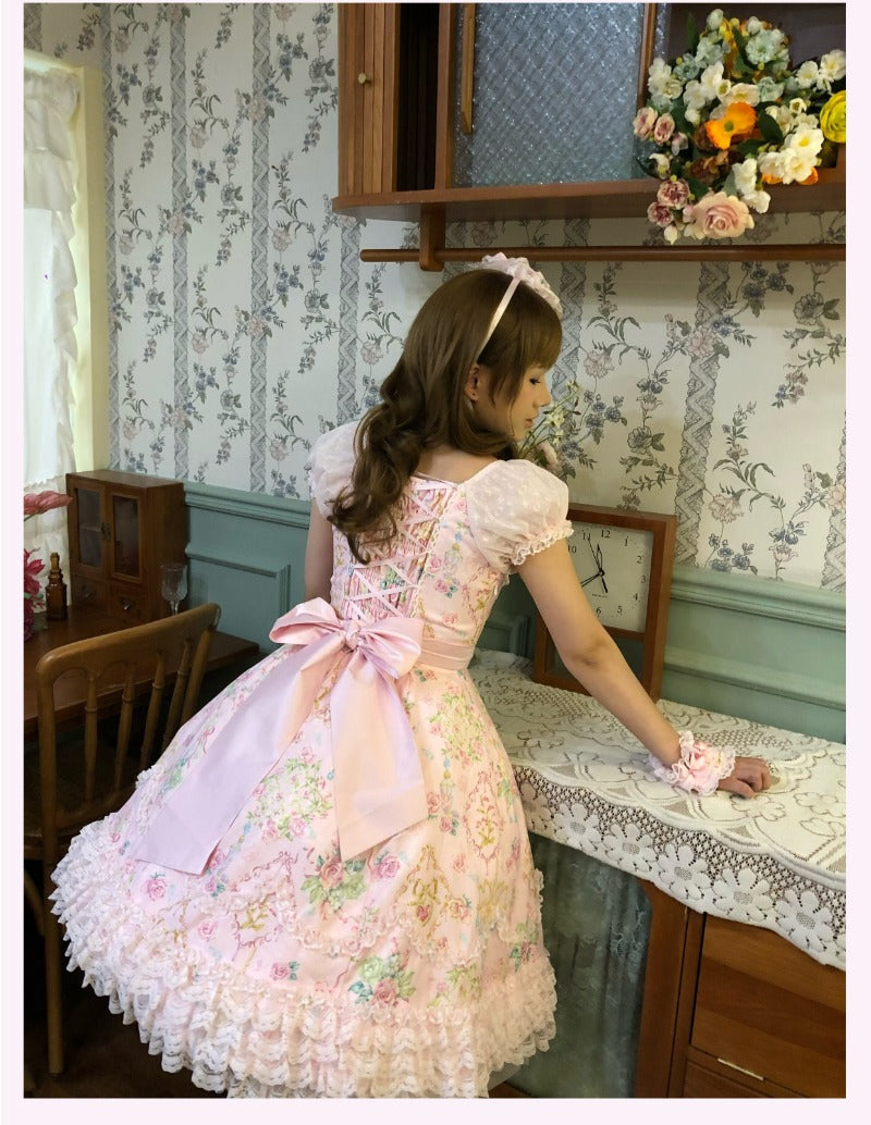 Floral Wall Lolita JSK/OP BY1201