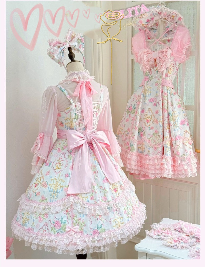 Floral Wall Lolita JSK/OP BY1201
