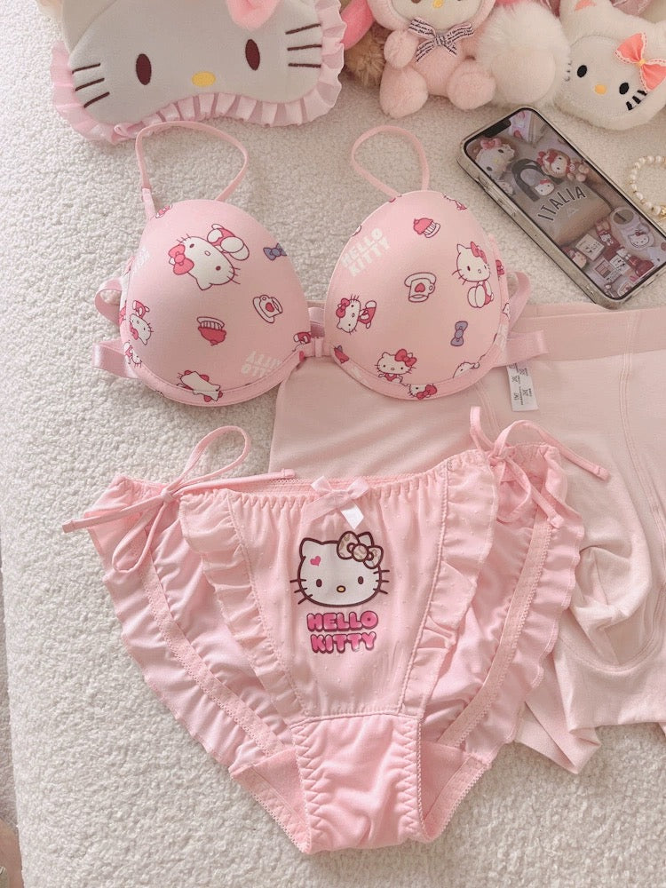 Cute Hello Kitty Couple Underwear Set BY2503