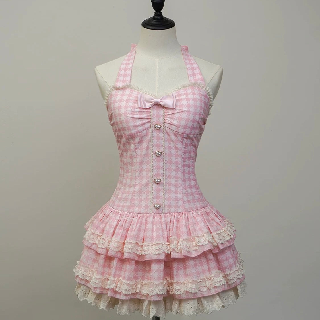 New Sweet Summer Mint Nana Dress Puffy Skirt BY0022