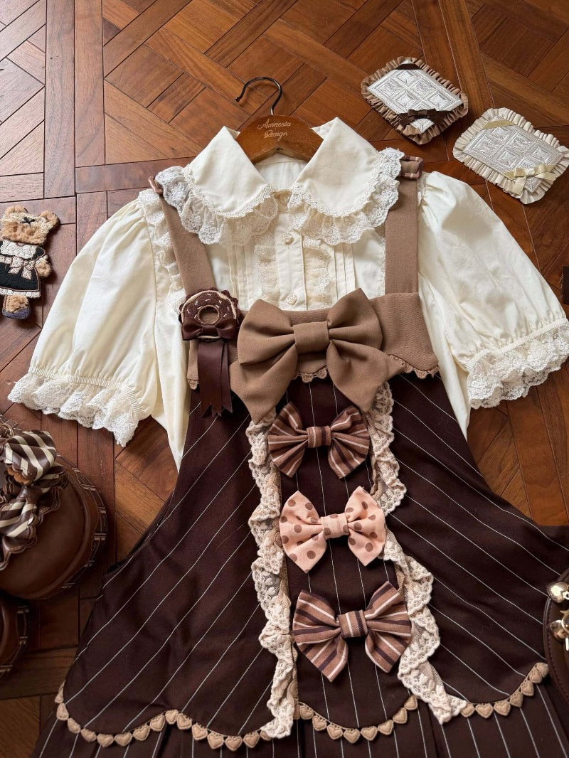 4 Color Cotton Lolita  Blouse BY1013