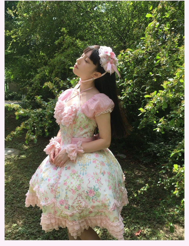 Floral Wall Lolita JSK/OP BY1201