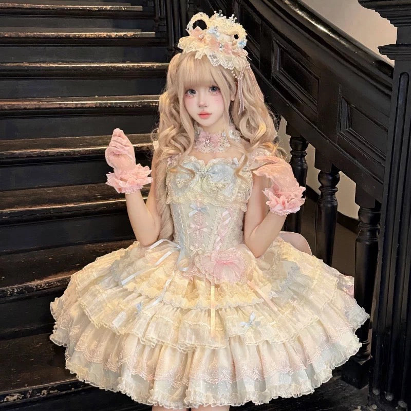 Sweet Ballet JSK Strap Lolita Dress |In Stock BY0055