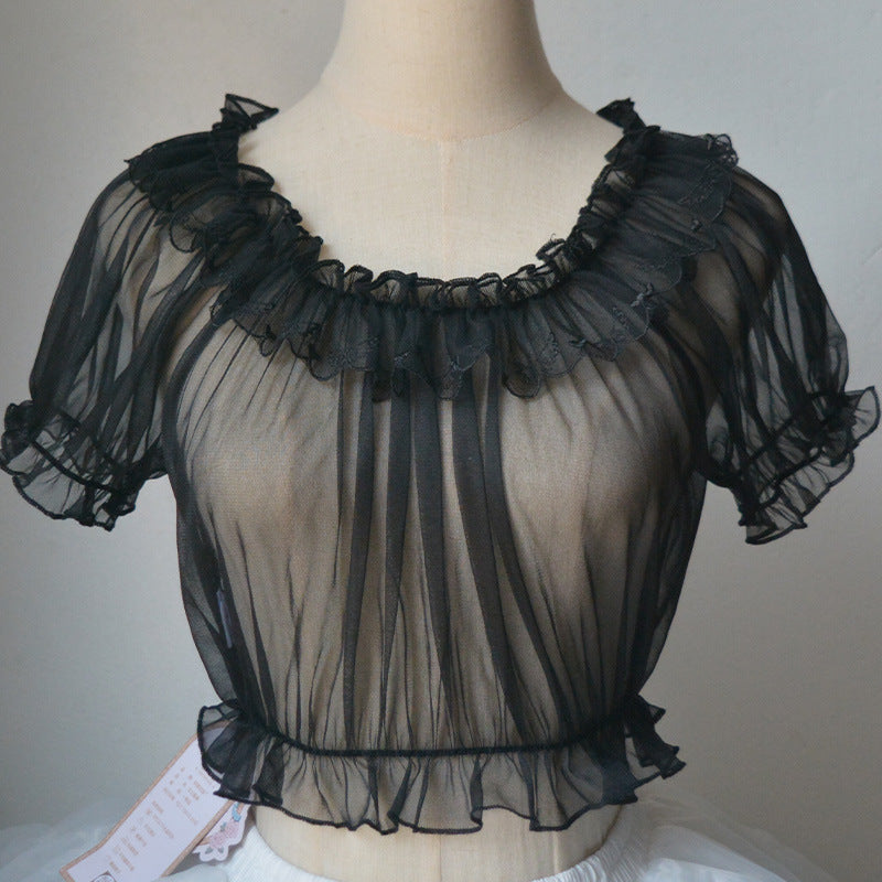 Lolita  Tulle Blouse  by0991