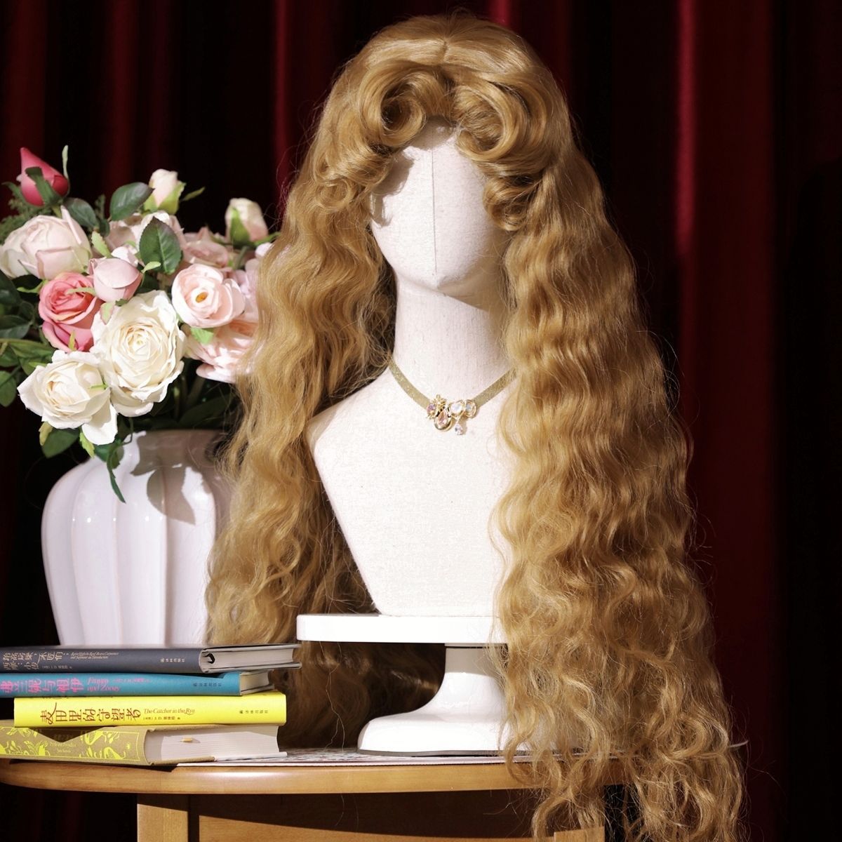 rincess Diary - French Fluffy Wool Curl Long Lolita Wig by0994