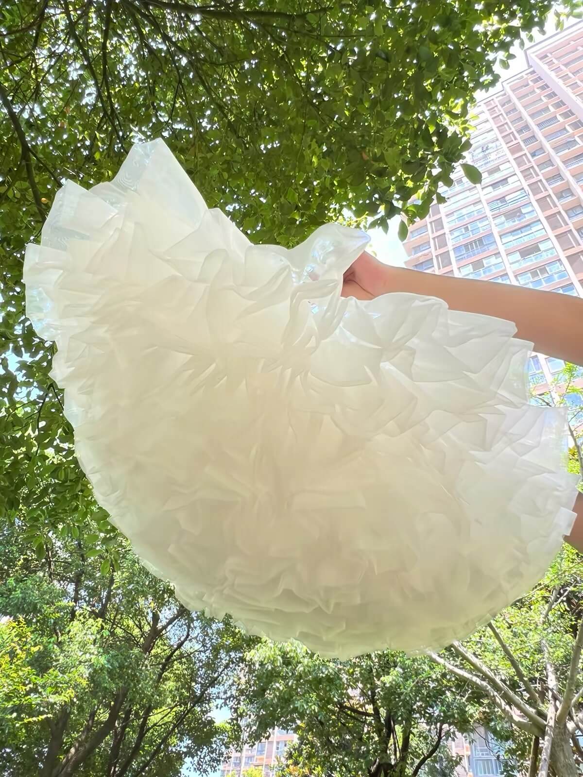 35cm Ultra Poof Boneless Soft Organza Lolita Petticoat BY9271