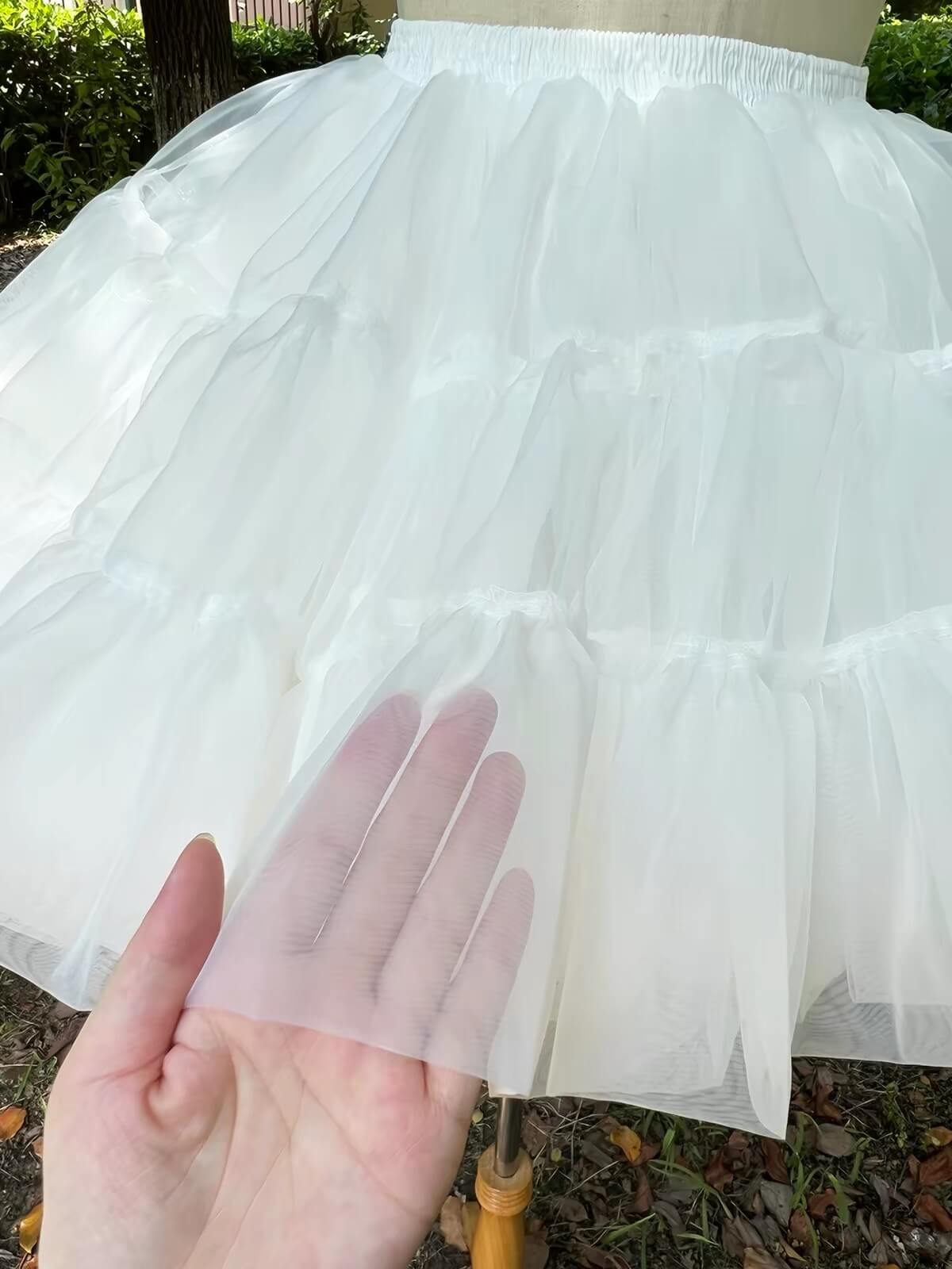 35cm Ultra Poof Boneless Soft Organza Lolita Petticoat BY9271