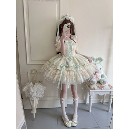 Lolita Dress Ballet Style JSK Sleeveless Strap Dress  BY9112