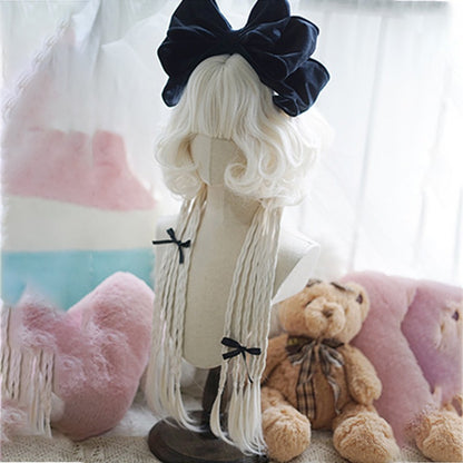 Milky White Jellyfish Cut Curly Lolita Wig BY0941
