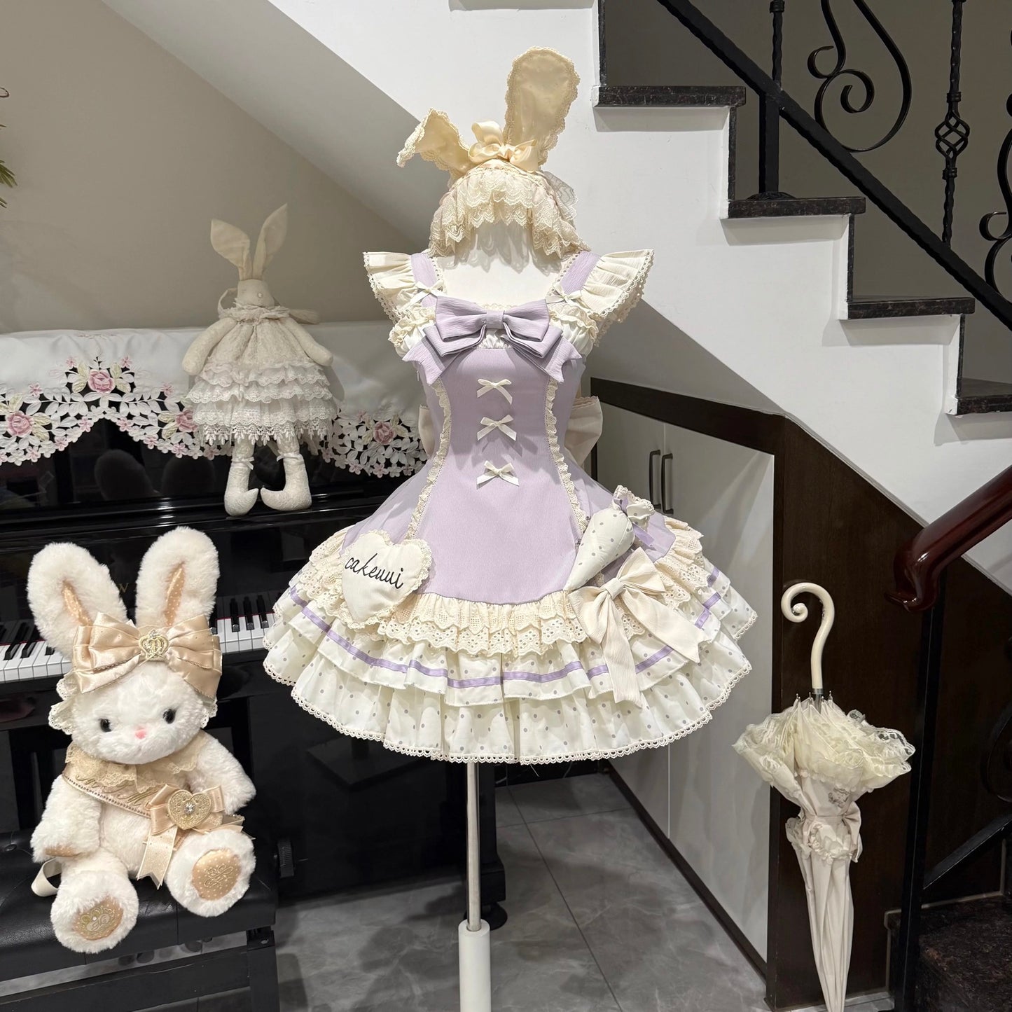 Pink/Blue/Purple/Black Sweet Lolita | In Stock BY0022