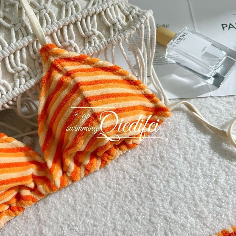 Orange Soda Beach Resort Bikini 3-Piece Set