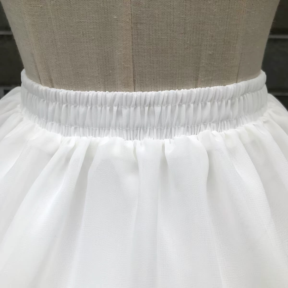 45cm Adjustable Fluff Fishbone Lolita Petticoat BY9288