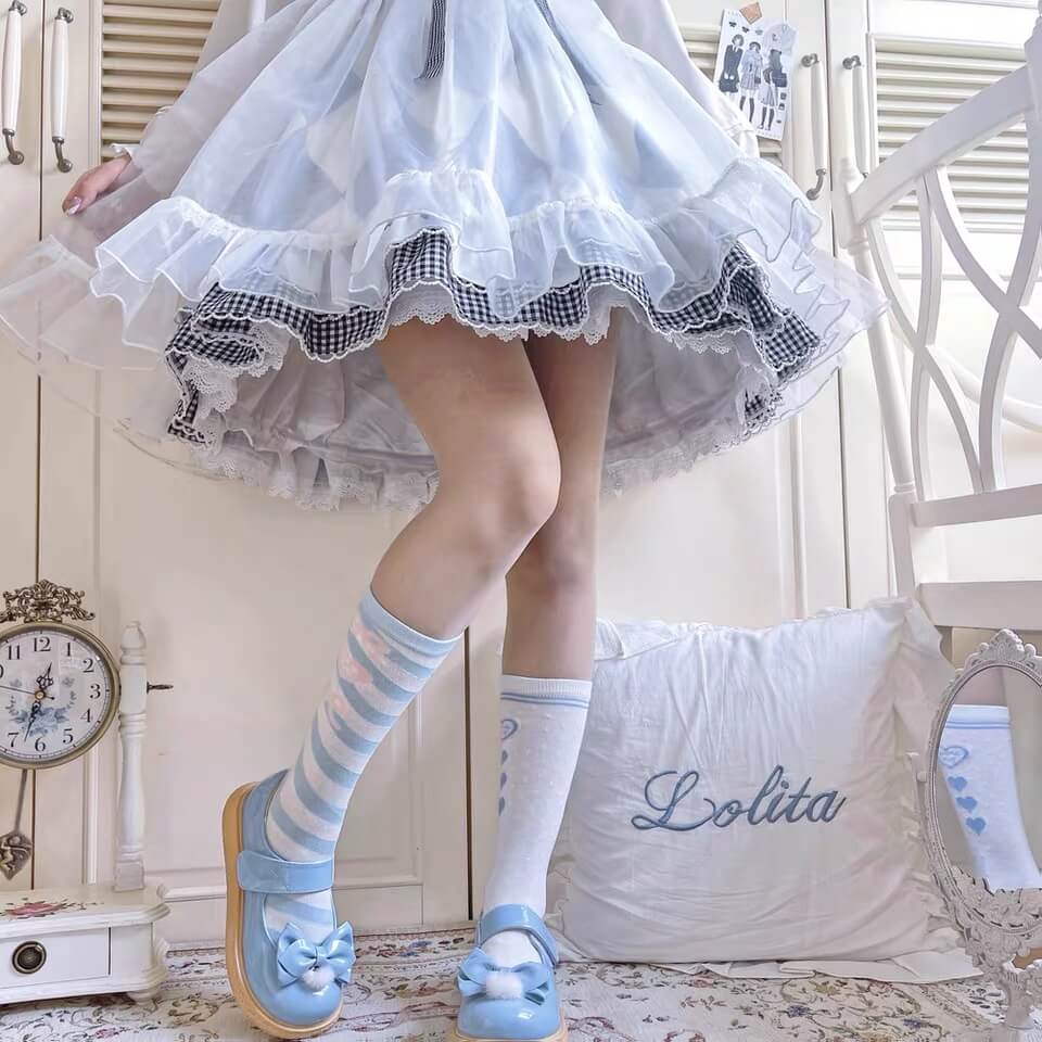 45cm Adjustable Fluff Fishbone Lolita Petticoat BY9288