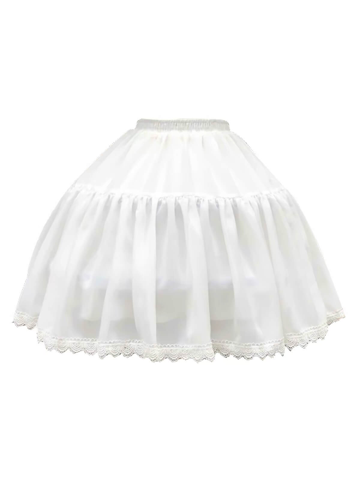 45cm Adjustable Fluff Fishbone Lolita Petticoat BY9288