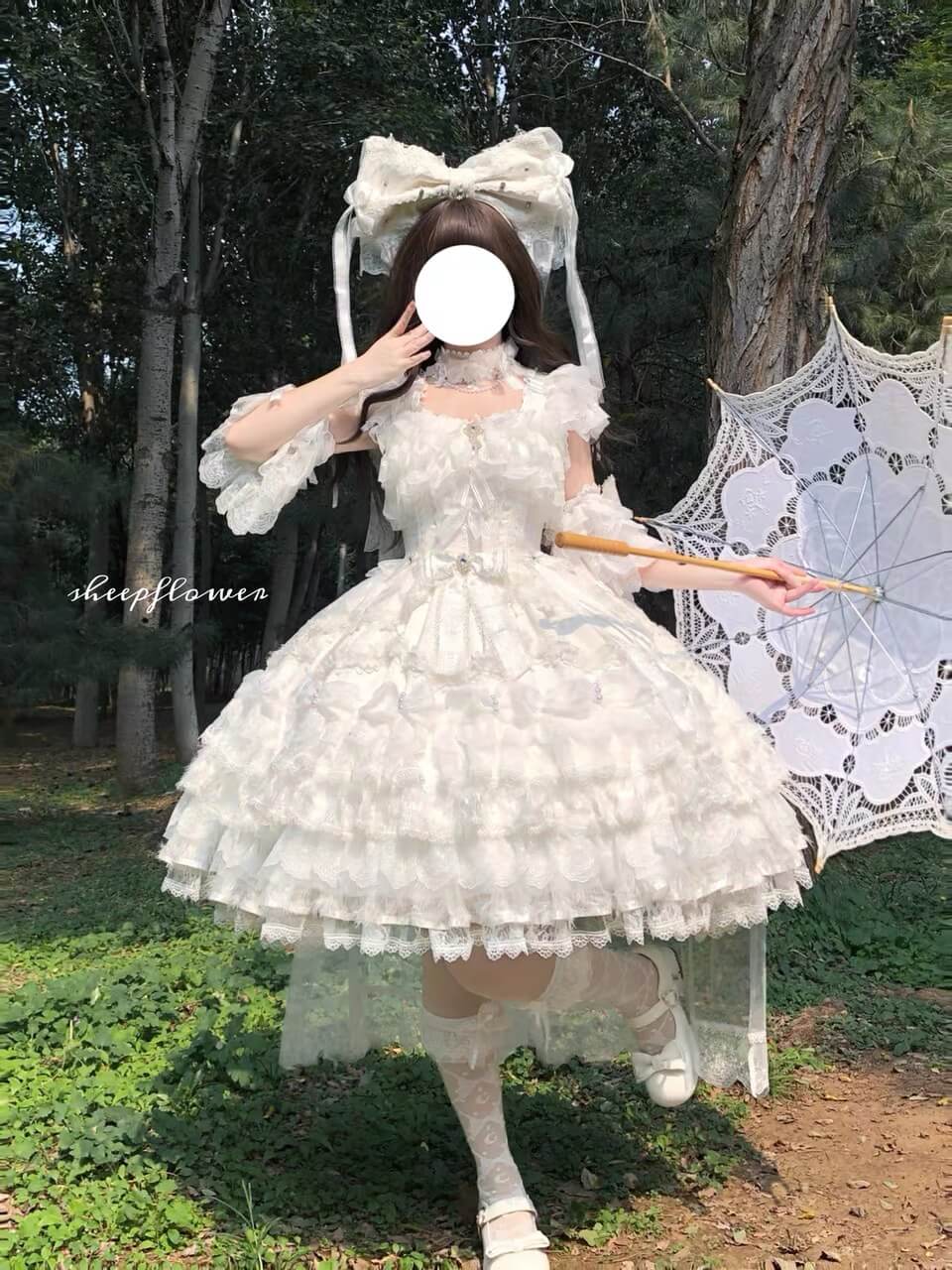 4 Layer 45cm Ultra Poof Boneless Organza Lolita Petticoat BY9292